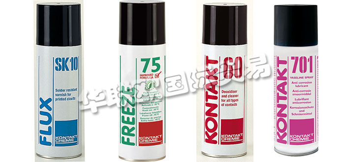 德國(guó)KONTAKT CHEMIE公司主要供應(yīng)：德國(guó)KONTAKT CHEMIE清潔劑,KONTAKT CHEMIE助焊劑，潤(rùn)滑劑，防銹劑，稀釋劑，焊料吸收劑，冷卻劑噴霧，屏幕清潔劑等產(chǎn)品。