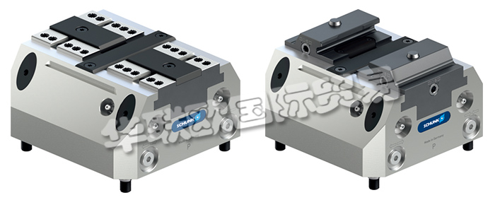 雄克二爪氣缸中的TANDEM系列氣動(dòng)夾具可在受限空間內(nèi)實(shí)現(xiàn)高夾持力。廣泛的產(chǎn)品范圍,其中包括氣動(dòng)夾具,具有標(biāo)準(zhǔn)夾爪行程、長(zhǎng)行程、利用固定夾爪進(jìn)行夾持、卡爪快換系統(tǒng)或感應(yīng)式卡爪監(jiān)控,始終提供最適合您應(yīng)用的產(chǎn)品。雄克二爪氣缸有極其緊湊的設(shè)計(jì),高達(dá) 55 kN 的極高夾持力,夾持力可通過(guò)氣壓調(diào)節(jié),中央機(jī)床側(cè)中央潤(rùn)滑,標(biāo)配為兩個(gè)爪接口。